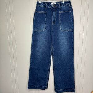 Just Black Denim High Rise Dark Blue Jeans